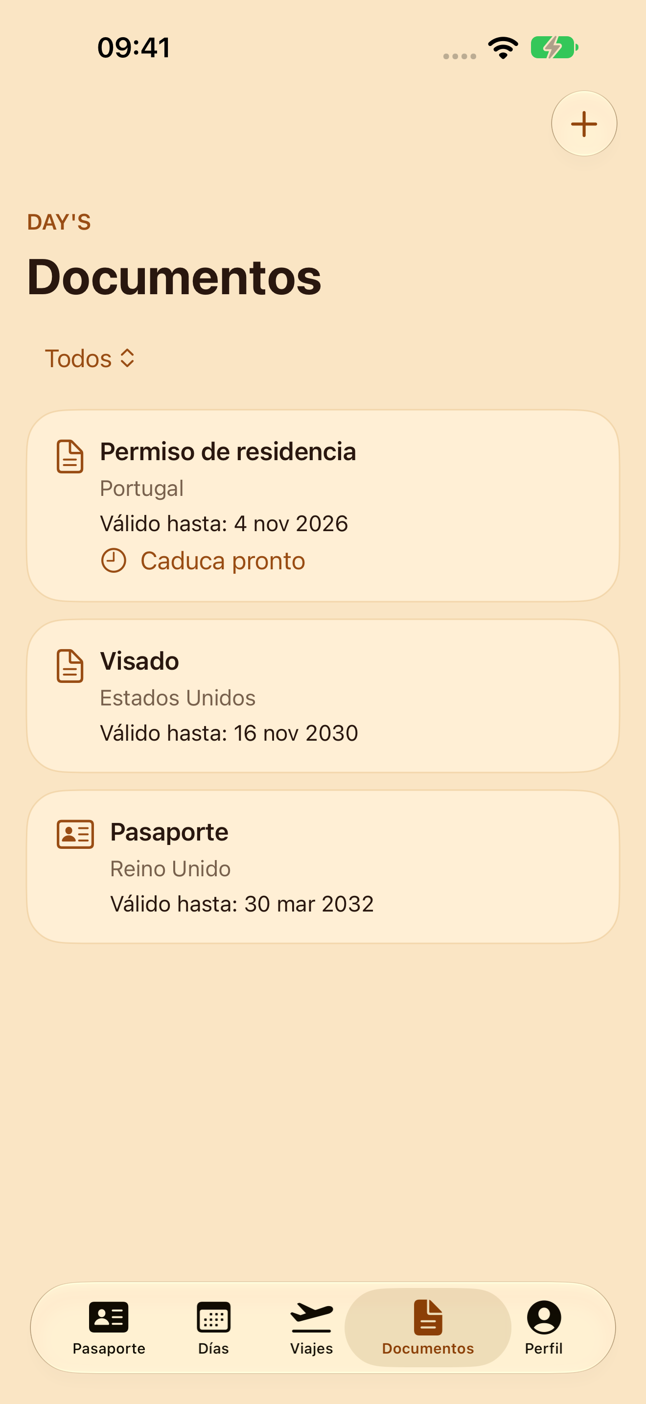 Datos de documentos